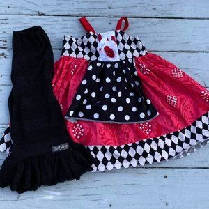 Boutique Girls Valentine’s Day 2pc Outfit